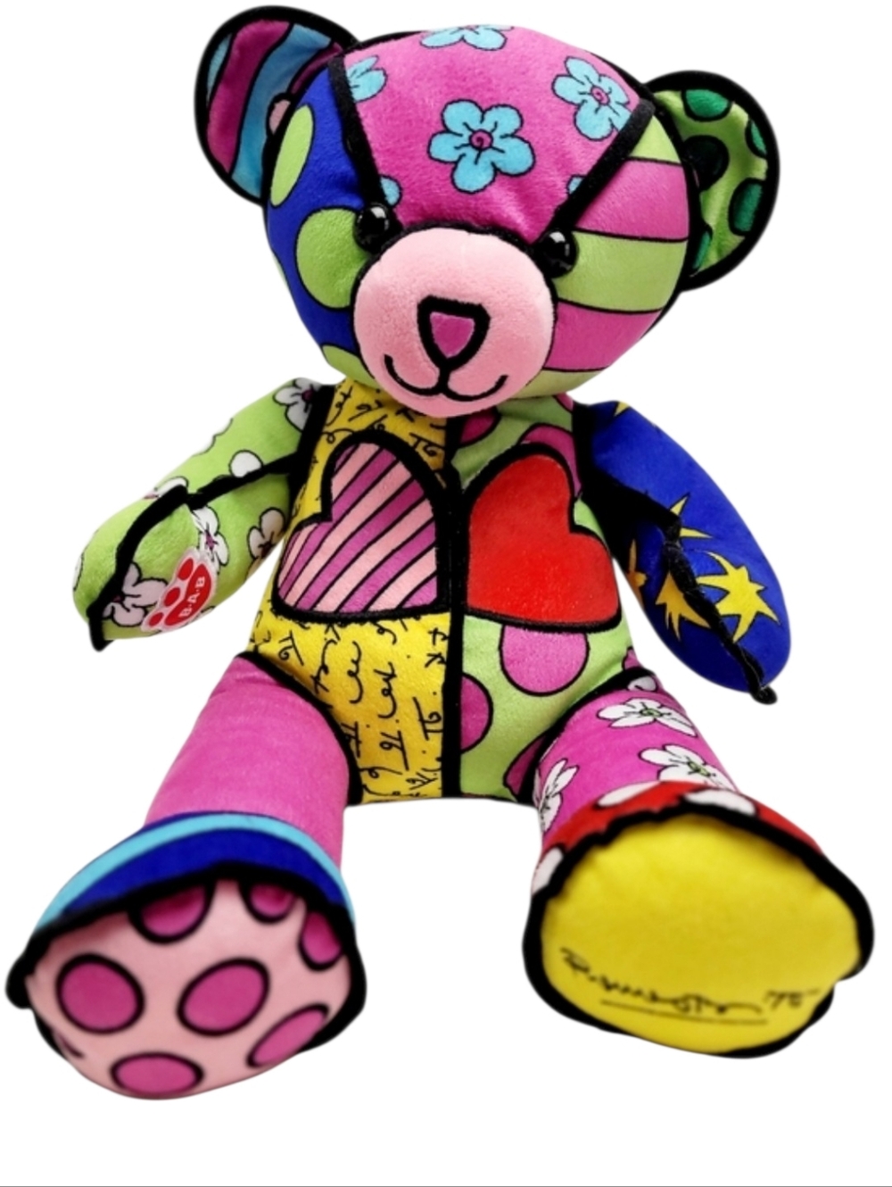 Build A BEAR Romero Britto Plush Bear